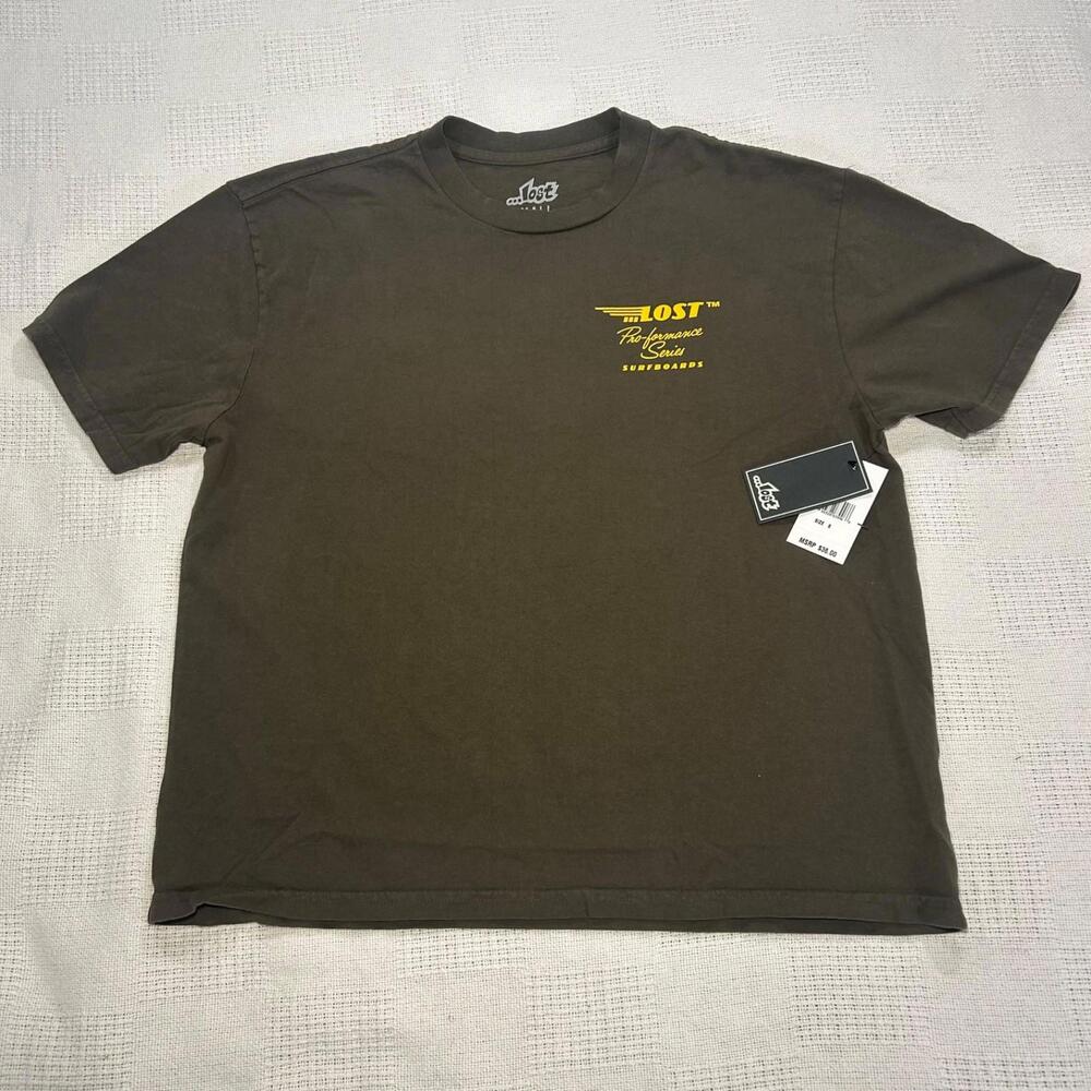 Lost Surf Pro-formance Series Tee Mens Small New with Tags